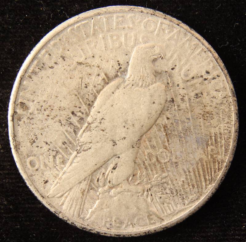 1923-S PEACE SILVER DOLLAR IN LOWER GRADE