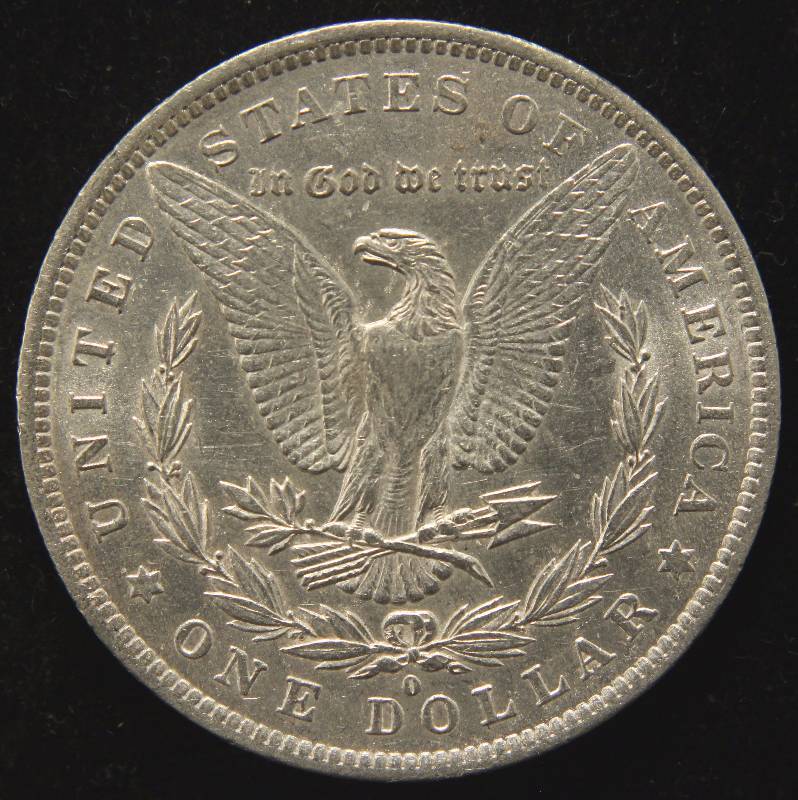 1883-O MORGAN SILVER DOLLAR AU