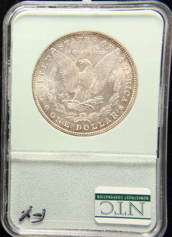 1887 MORGAN SILVER DOLLAR MS66 NTC
