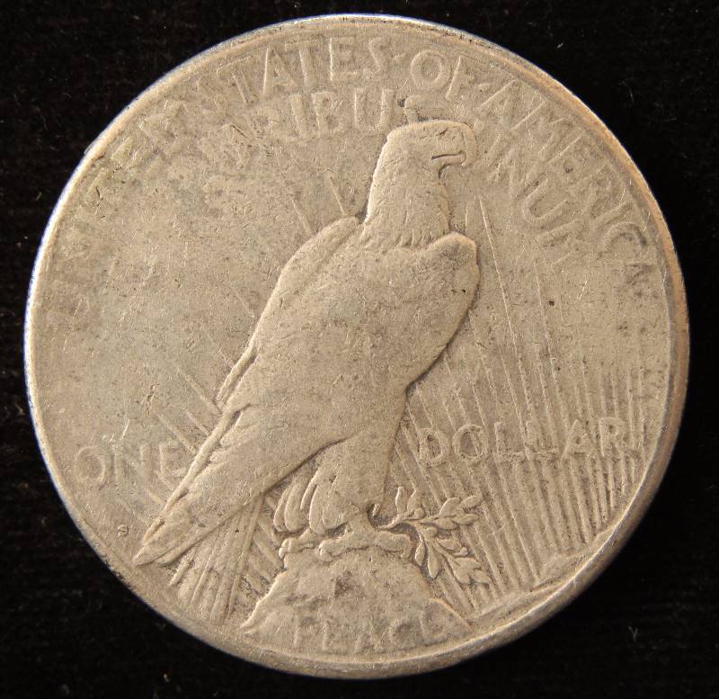 1928-S PEACE SILVER DOLLAR VF