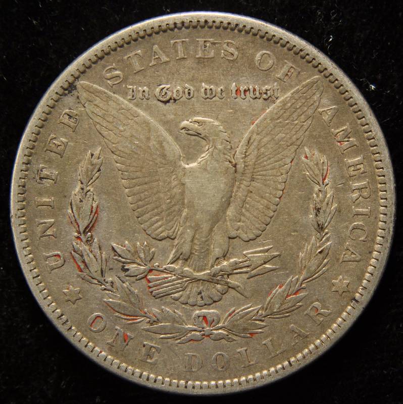 1889 MORGAN SILVER DOLLAR VF