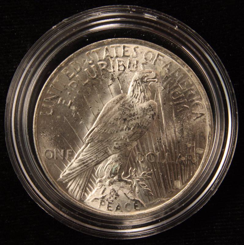 1922 PEACE SILVER DOLLAR BU UNC IN AIRTITE HOLDER