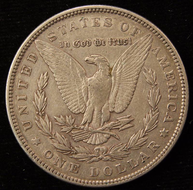 1896 MORGAN SILVER DOLLAR XF