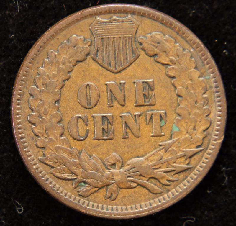 1891 INDIAN HEAD CENT XF