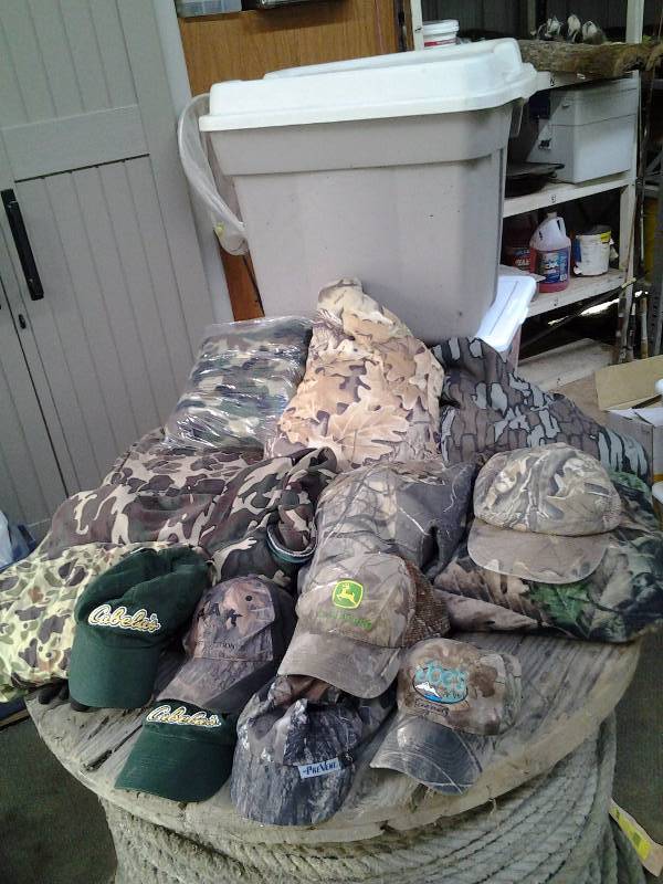 Lot Of Camo Hunting Gear