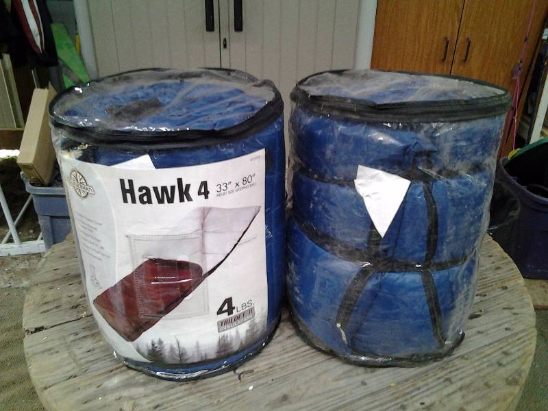 2-Guidesman Hawk 4-33x80 Sleeping Bags