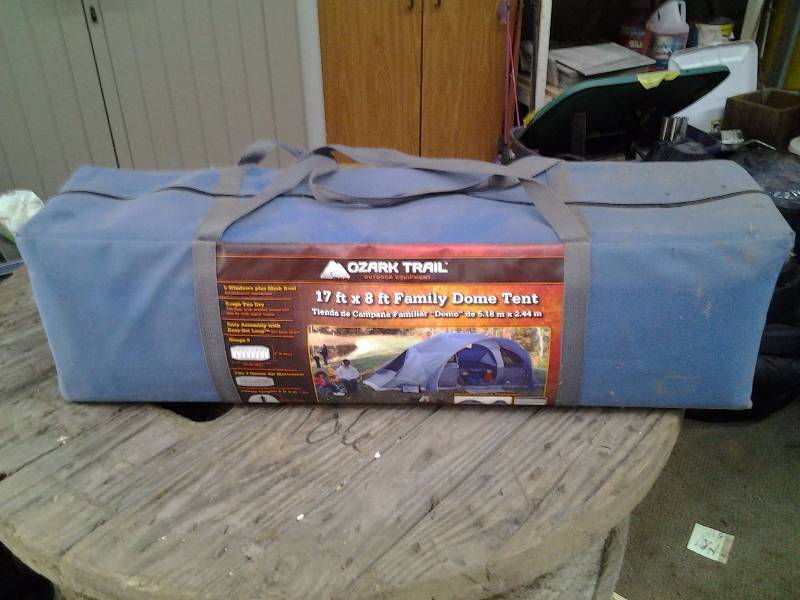 New Ozark Trail 7x8 Family Dome Tent