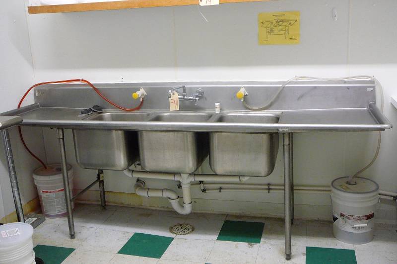3 Compartment Sink Nsf Lakeside Meat Deli Osakis Mn 529