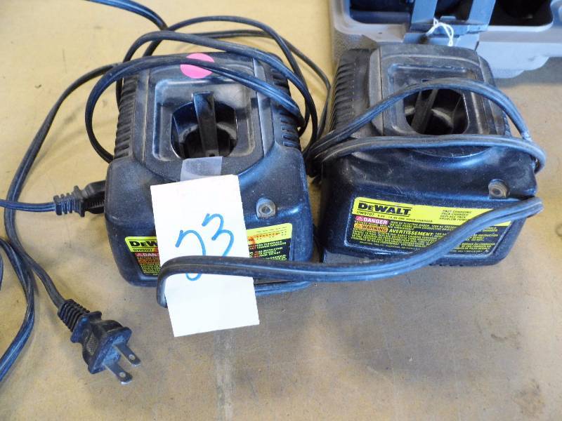 2 DeWalt Chargers