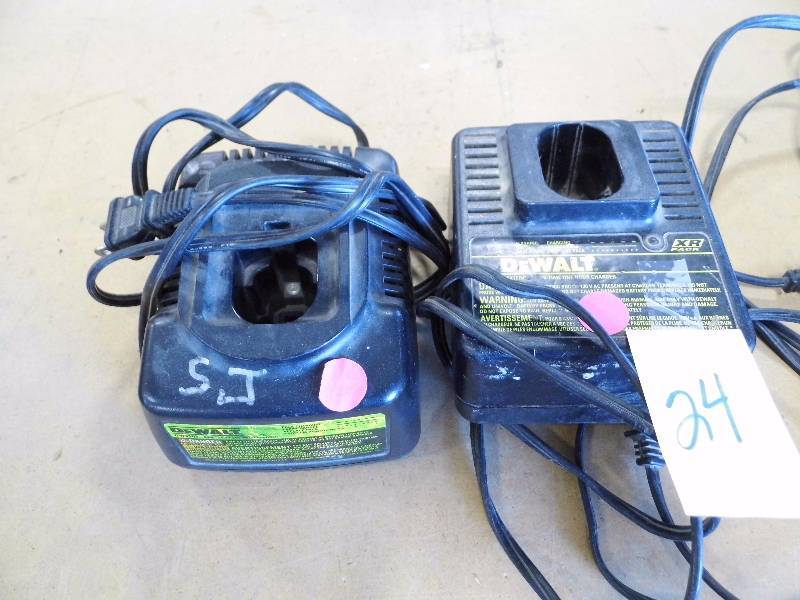 2 DeWalt Chargers