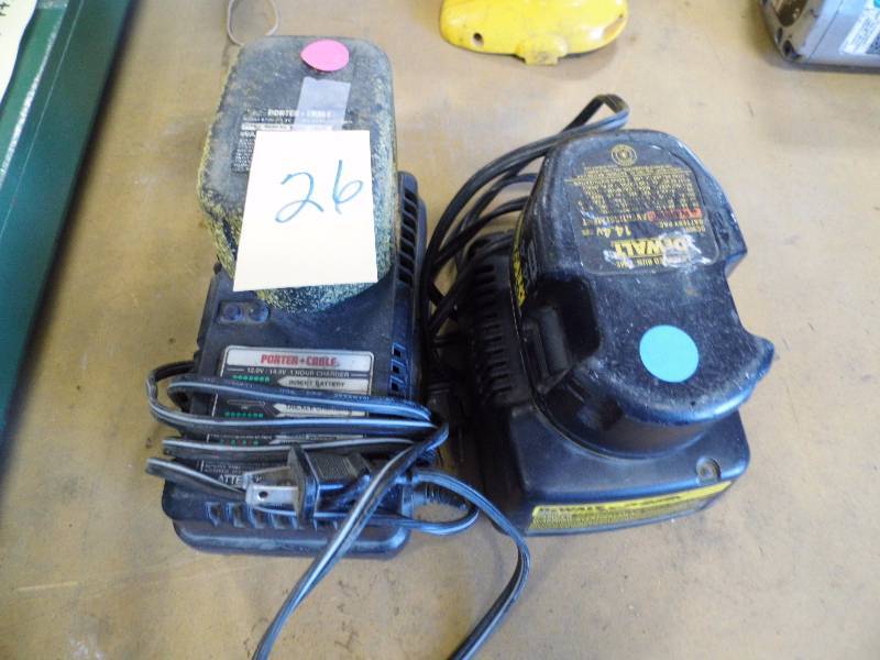 2 DeWalt Batteries W Charger