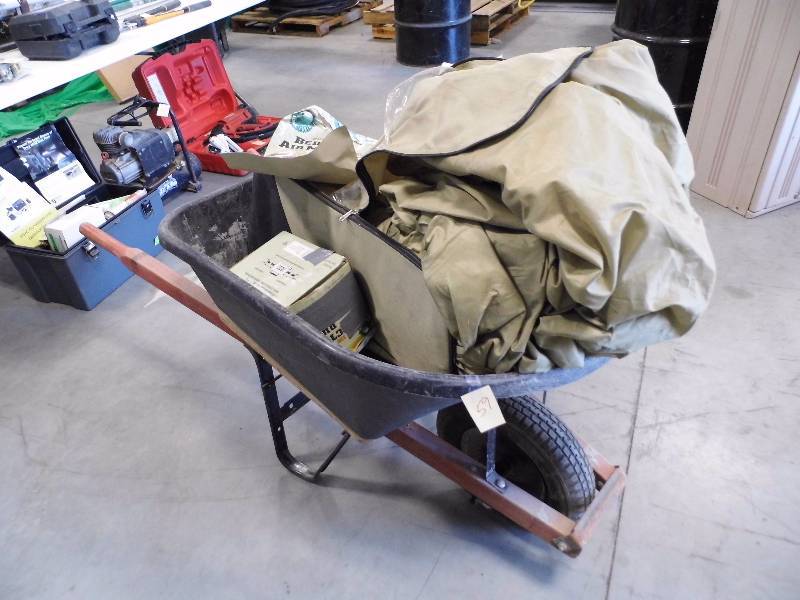 Wheelbarrow w Air Mattress