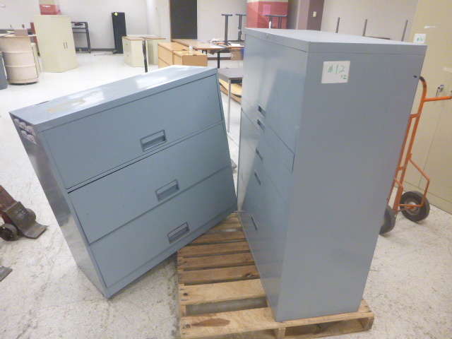 lot 12 image: 2 Metal File Cabinets