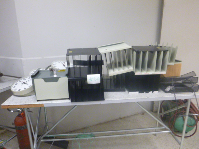 lot 50 image: Lot of Office Desk Top File Holders