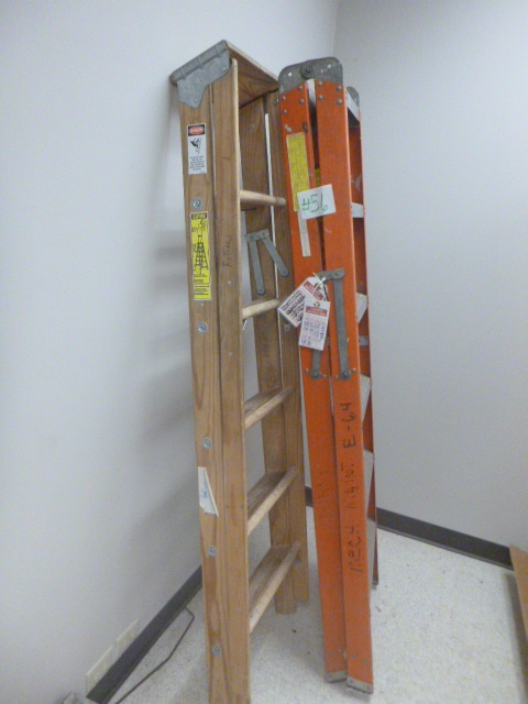 lot 56 image: 2 6 Foot Ladders