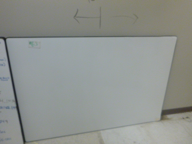 lot 63 image: 1 White Board