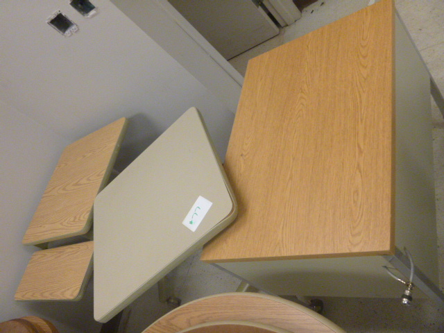 lot 77 image: 2 Rolling Portable Tables