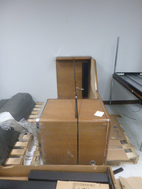 lot 108 image: Wooden Office Desk