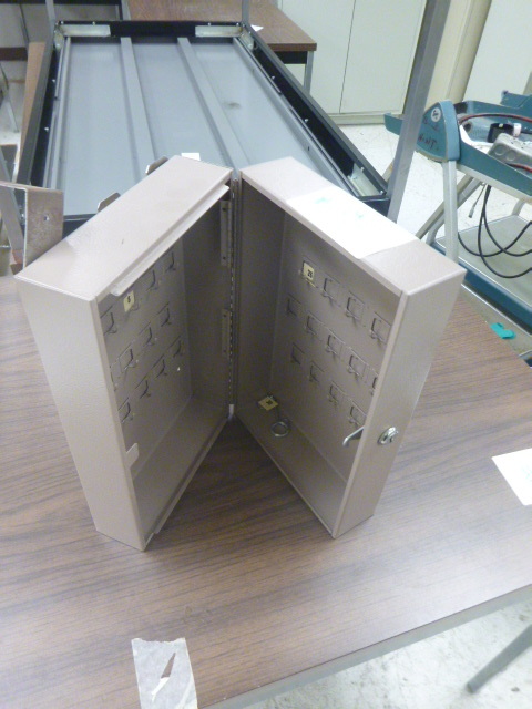lot 114 image: Metal Key Box Holder