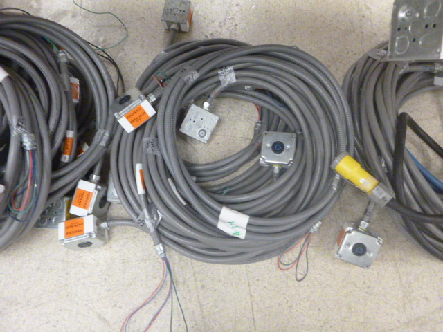 lot 121 image: Approximately 200 Feet of Wire Adapters
