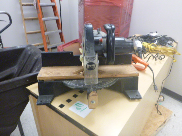 lot 132 image: DeWalt 10 Chop Saw