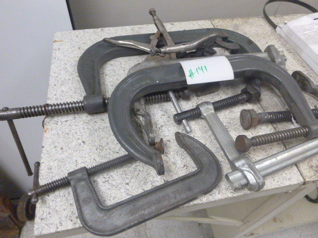 lot 141 image: Miscellaneous C-Clamps