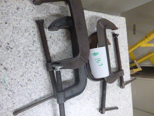 lot 167 image: 4 C-Clamps