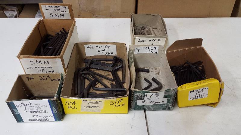lot 87 image: Allen Wrenches