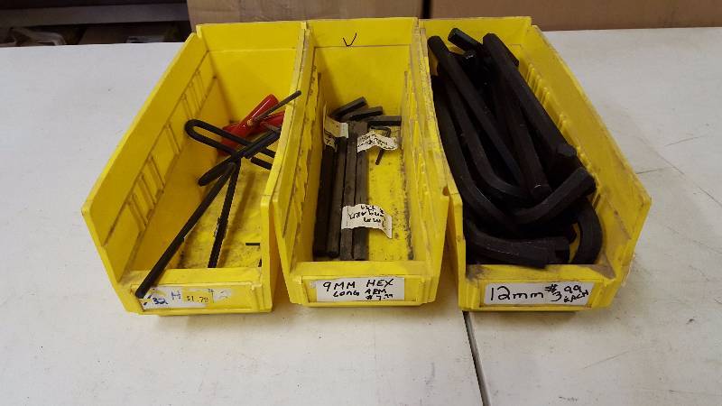 lot 89 image: Allen Wrenches