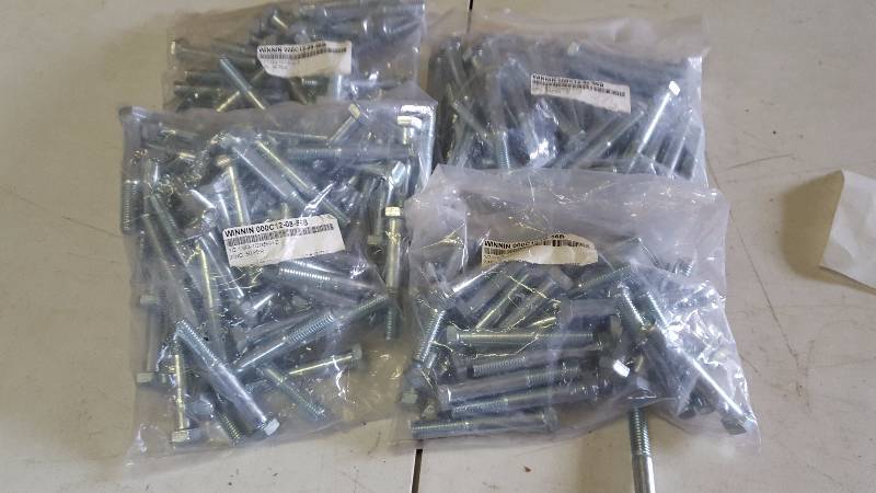 lot 361 image: Zinc Bolts