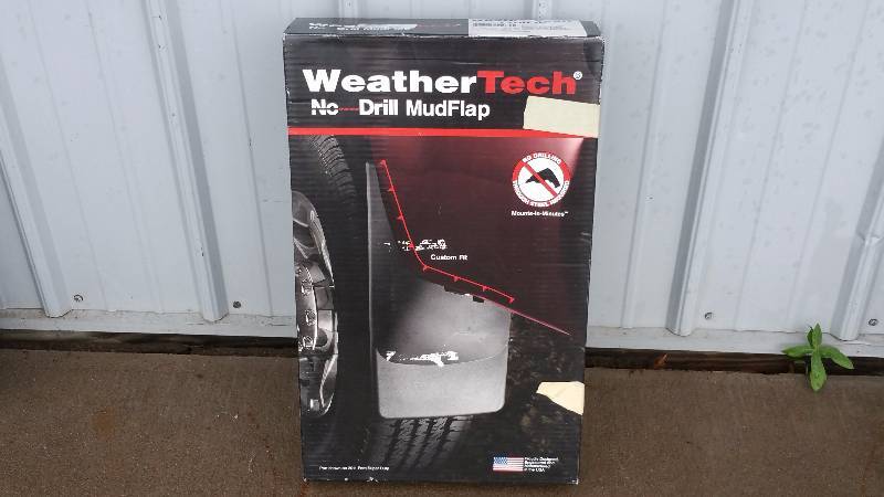 lot 8 image: WeatherTech No Drill Mud Flap for 2009-2016 Dodge Ram Trucks