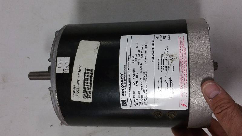 lot 73 image: Aerotech 18 HP Single Phase Electric Fan Motor