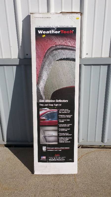 lot 10 image: WeatherTech Side Window Deflectors