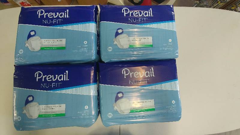 lot 211 image: (4) 18 Pack of Prevail Absorbant Underwear