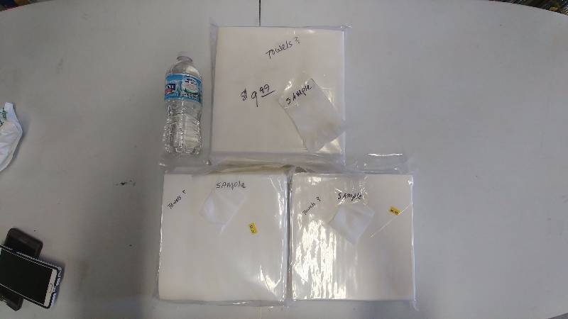 lot 215 image: (3) Packs of Commercial Grade Absorbant Wipers