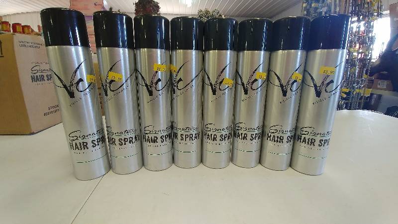 lot 222 image: (8) Visible Change Signature Hair Spray