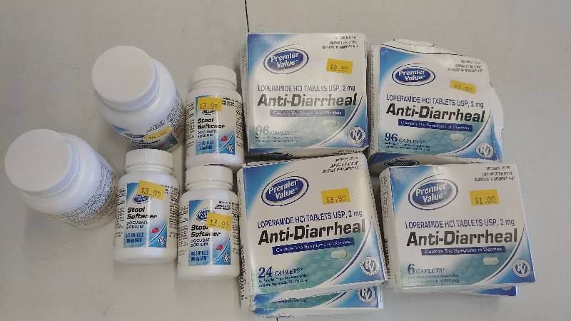lot 228 image: Group of Anti-Diarrheal & Stool Softner Tablets