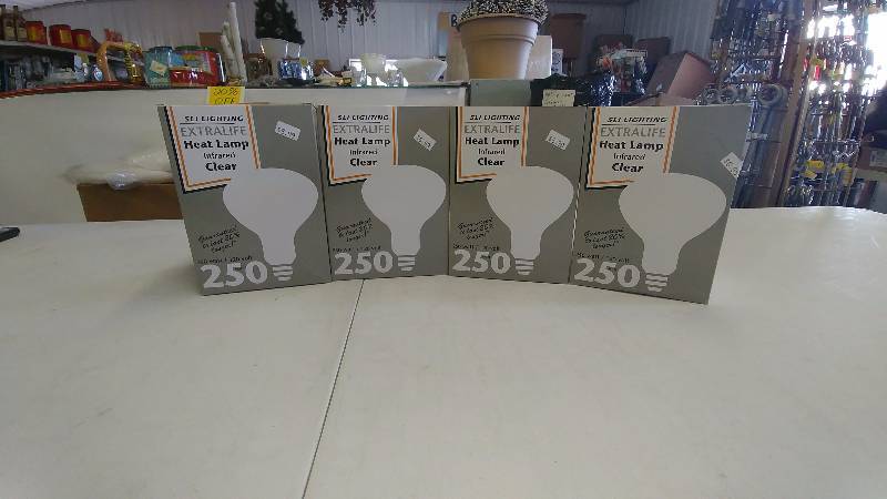 lot 234 image: (4) SLI Lighting Infared Heat Lamps