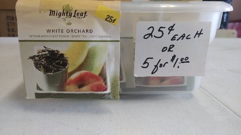 lot 256 image: (60) Bags of Mighty Leaf White Orchard Tea