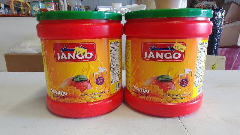 lot 257 image: (2) Jango Mango Flavored Powdered Drink