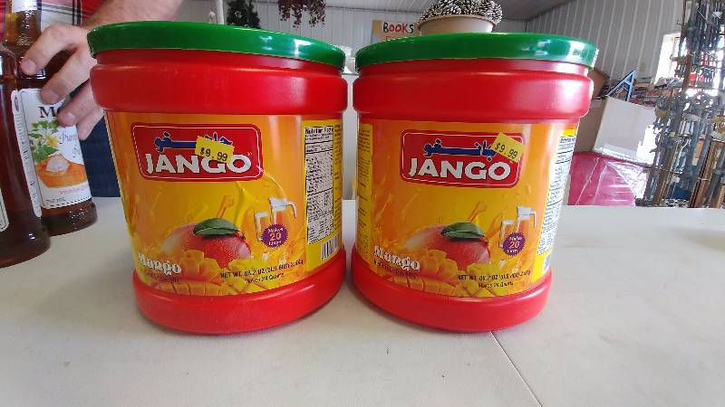 lot 258 image: (2) Jango Mango Flavored Powdered Drink