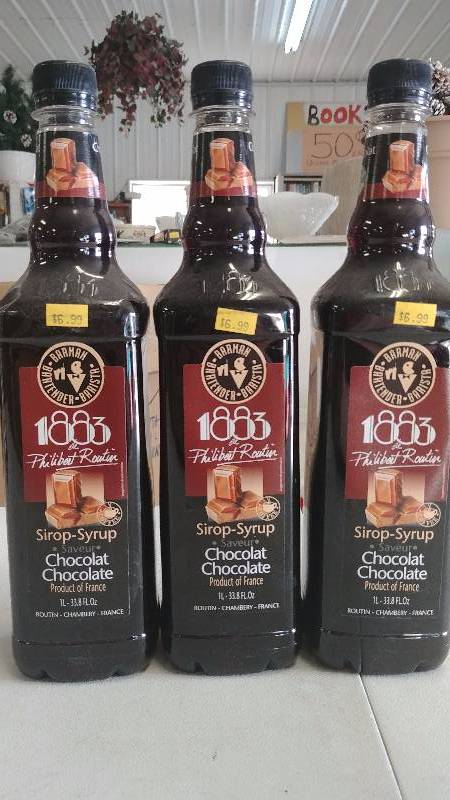lot 263 image: (3) 1883 French Chocolate Syrup