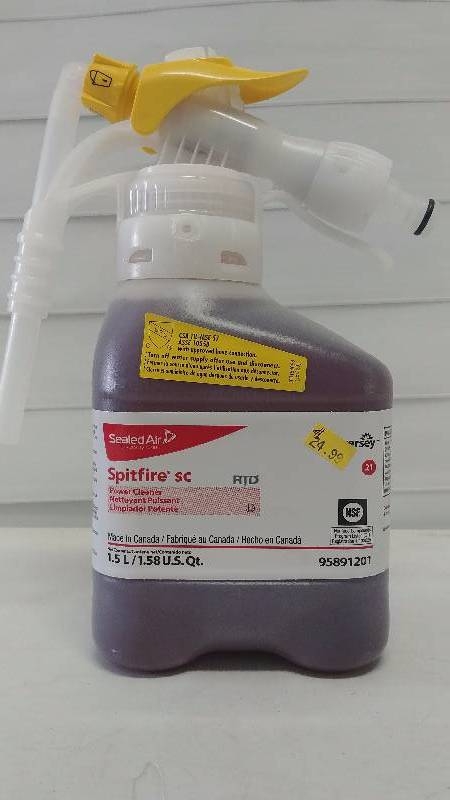 lot 301 image: Diversey Spitfire SC Power Cleaner 1.5l Bottle