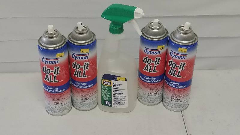 lot 333 image: Dymon do-it-ALL, Comet Disinfecting Cleaner