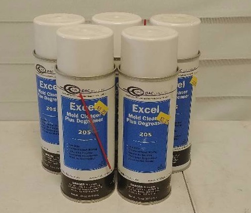 lot 342 image: (5) Excel Mold Cleaner  Degreaser
