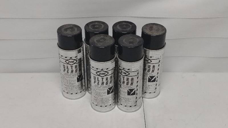lot 349 image: (6) Zim Ultra Flash Heat Activated Aerosol Adhesive