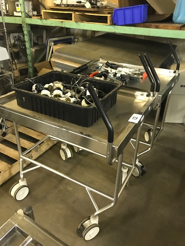 2 STAINLESS CARTS