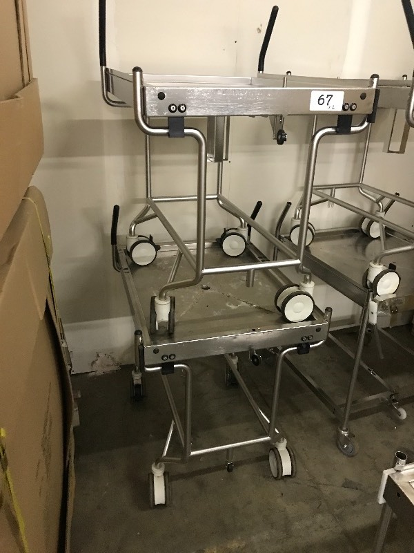 2 STAINLESS CARTS