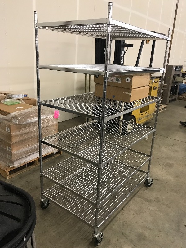 WIRE SHELF CART