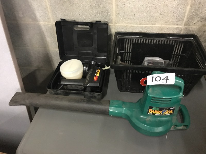 BLOWER, PAINT SPRAYER, PIPE CUTTER, & TRAILER BRAKE CONTROLLER